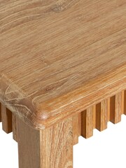 Barker and Stonehouse Brown Selene Mindi Wood Stool - Image 5 of 6