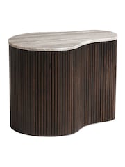 Barker and Stonehouse Brown Odin Wood Medium Coffee Table - Image 2 of 6