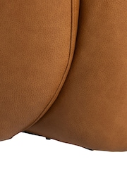Barker and Stonehouse Brown Gardin Leather Swivel Chair - Image 5 of 6