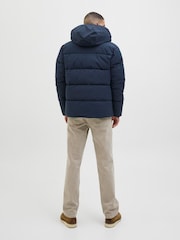Azul - Chaqueta acolchada con capucha de Jack & Jones  - Imagen 3 de 6