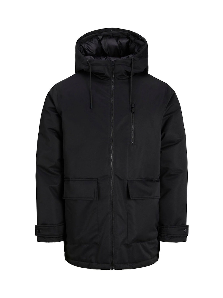 JACK & JONES Black Parka Jacket - Image 1 of 1