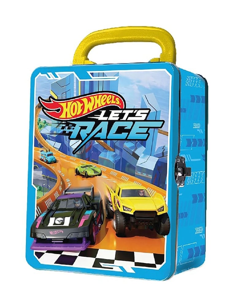 Ancory Hot Wheels Tin Car Storage Case - Image 1 of 3