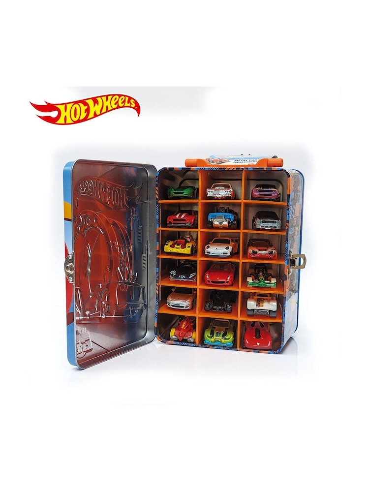 Ancory Hot Wheels Tin Car Storage Case - Image 3 of 3