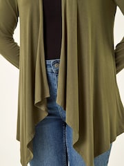 Roman Green Waterfall Stretch Cardigan - Image 5 of 5