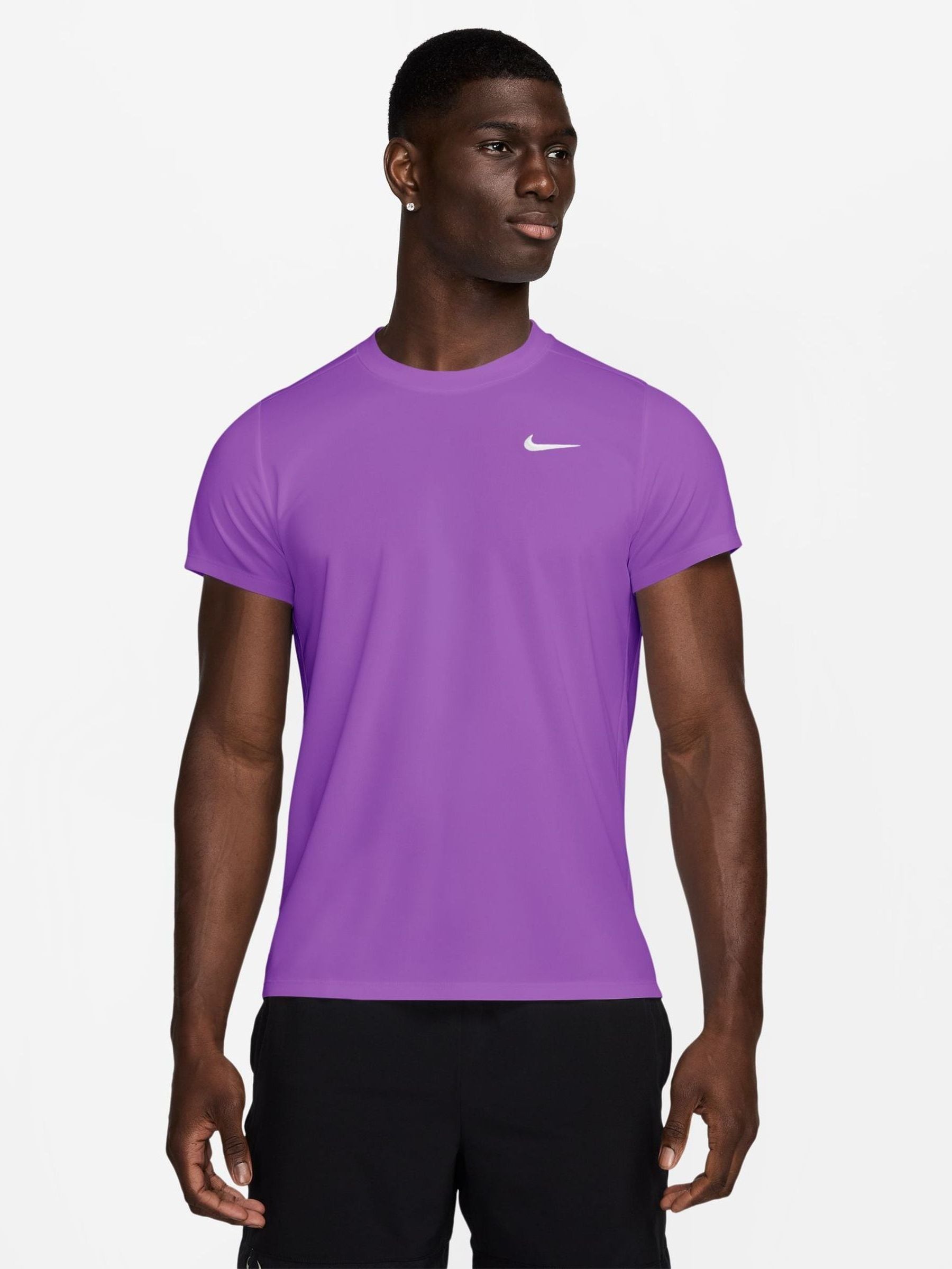 nike court purple shirt