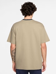Nike Brown Tipped Retro Golf T-Shirt - Image 2 of 3