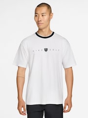 Nike White Tipped Retro Golf T-Shirt - Image 3 of 5