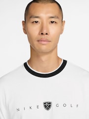 Nike White Tipped Retro Golf T-Shirt - Image 4 of 5