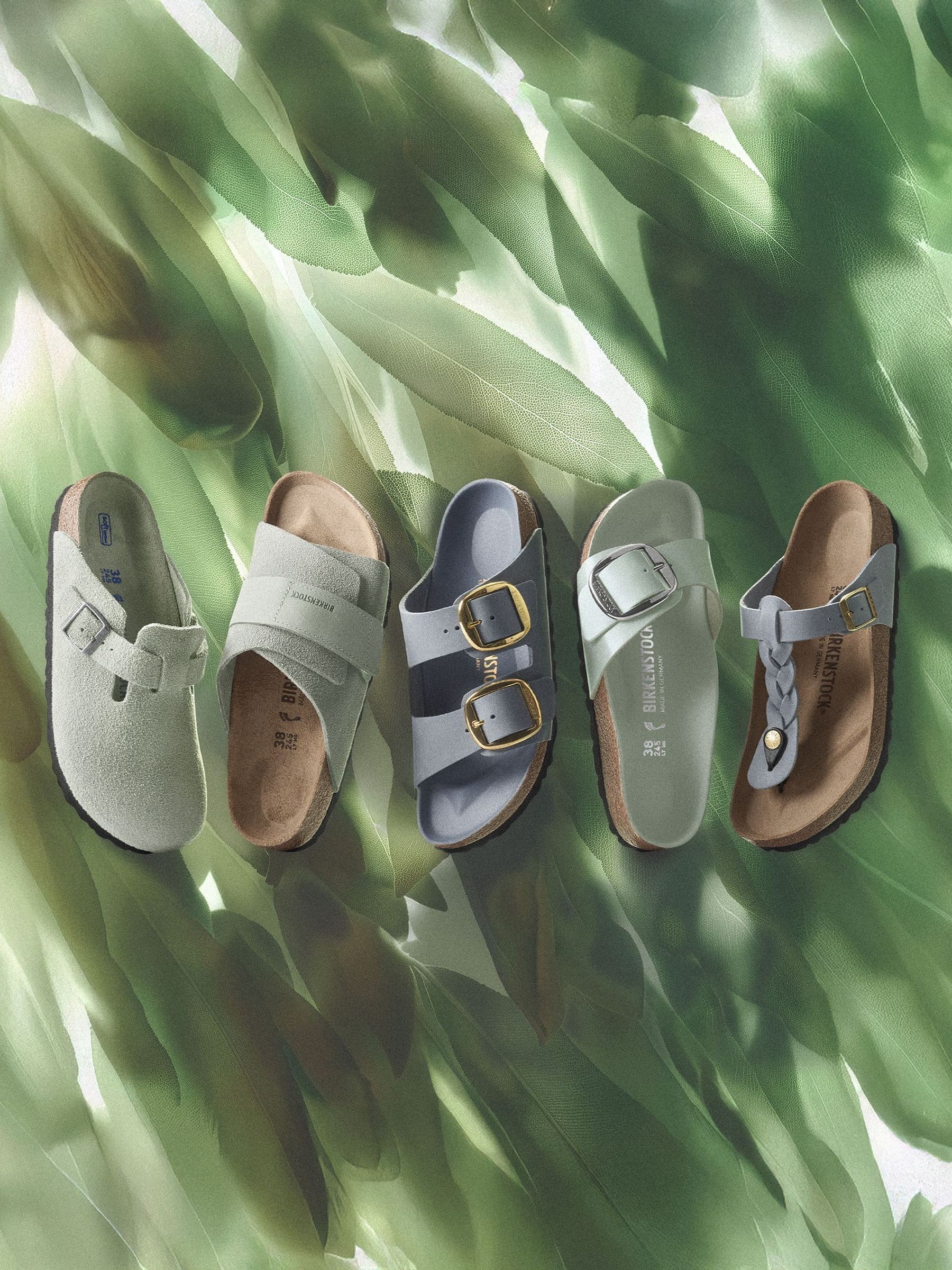 【新品未使用】BIRKENSTOCK Rye ライ 37 24cm Buy Birkenstock Grey Gizeh Oiled Leather Braided Sandals from Next USA