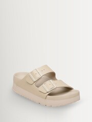 Birkenstock Grey Papillio Platform Leather Sandals - Image 2 of 3
