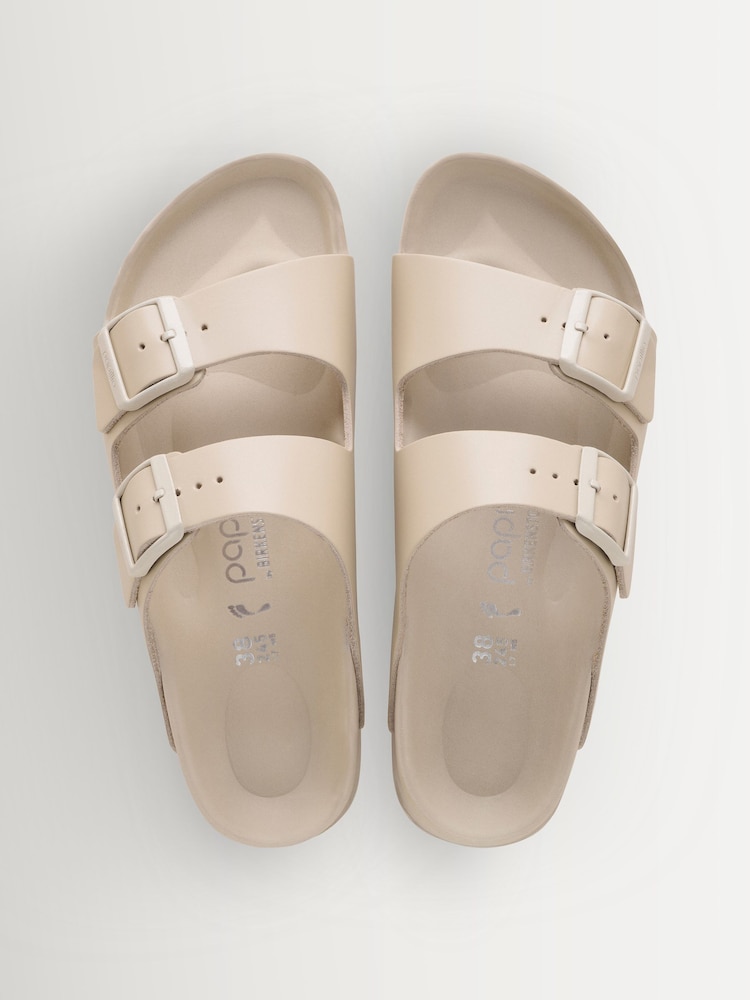 Birkenstock Grey Papillio Platform Leather Sandals - Image 3 of 3 Birkenstock Grey Papillio Platform Leather Sandals - Image 3 of 3