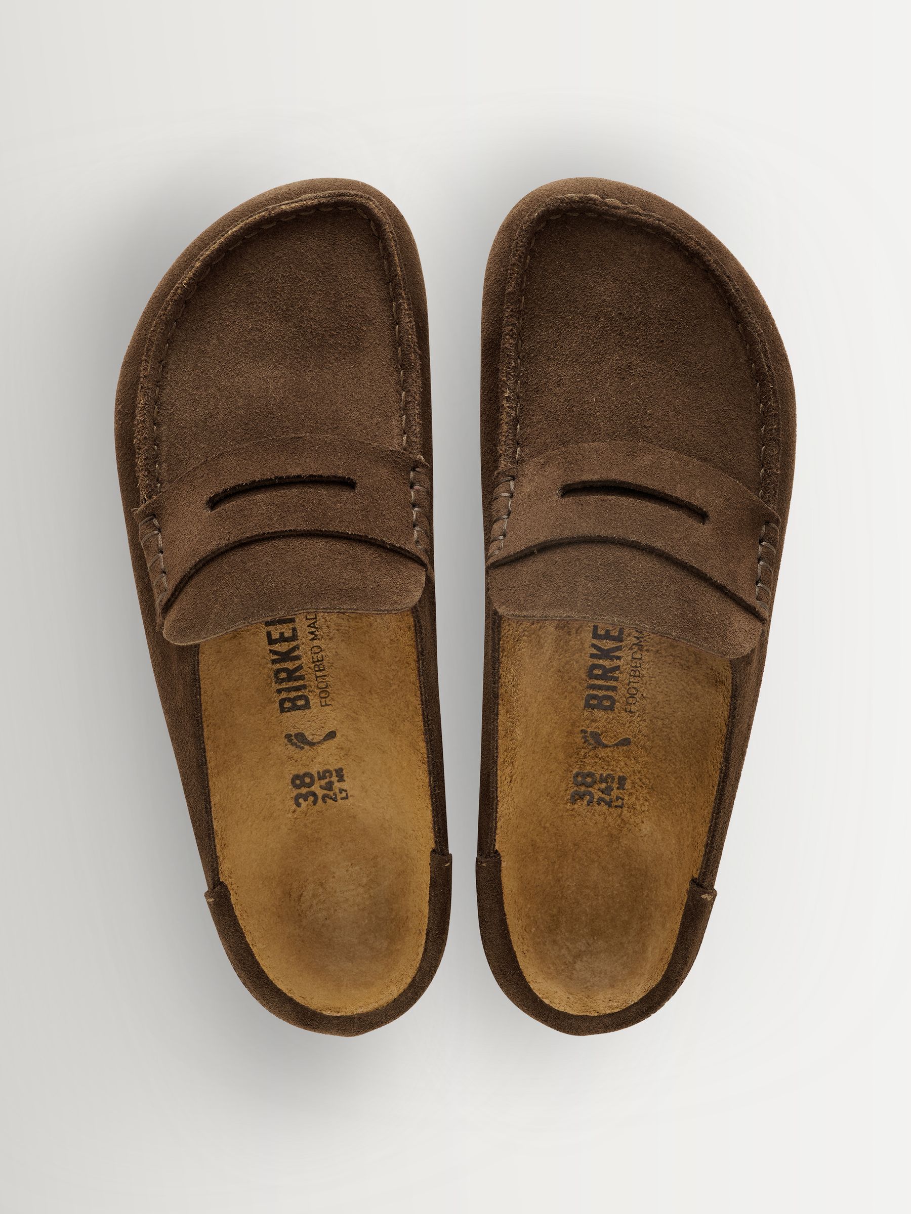 Next：日本 ブラウン - Birkenstock Naples スエードバックレス