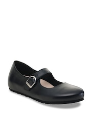 Birkenstock Black Santa Clarita Leather Mary Jane Shoes - Image 2 of 3