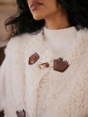 Mint Velvet Natural Faux Fur Gilet - Image 3 of 7