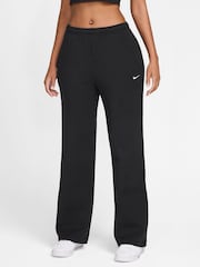 Negro - Pantalones de chándal de polar con pernera ancha Studio de Nike - Imagen 1 de 3