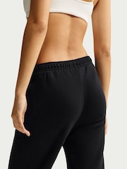Nike Black Studio Fleece Wide Leg Joggers - Image 6 of 7