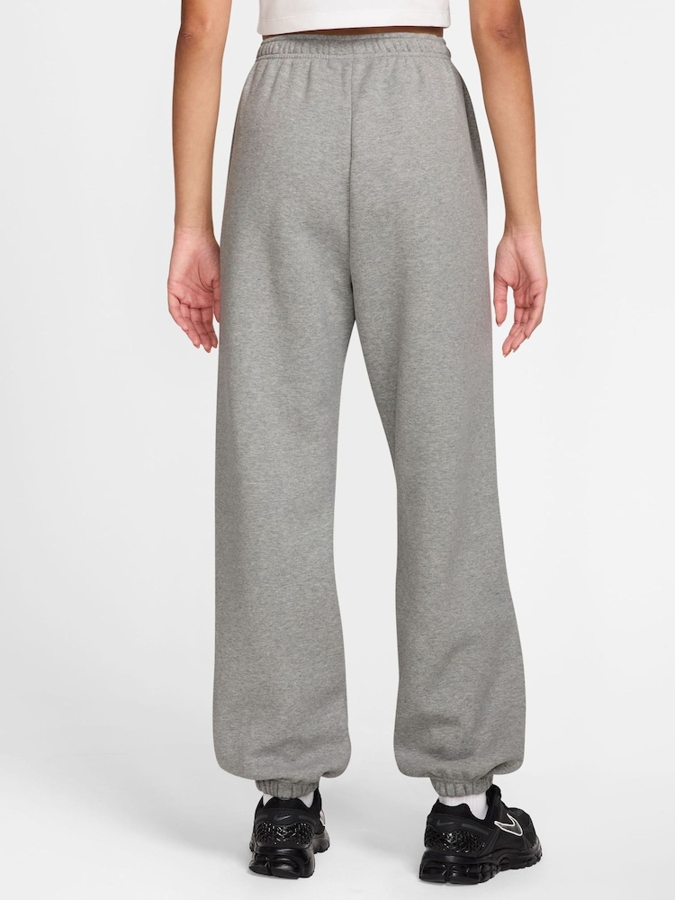 Nike Black Studio Fleece Oversized Cuffed Joggers - Image 2 of 3 Nike Black Studio Fleece Oversized Cuffed Joggers - Image 2 of 3