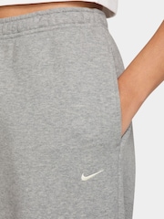 Nike Black Studio Fleece Oversized Cuffed Joggers - Image 3 of 3