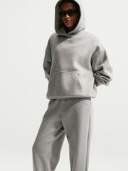 Nike Black Studio Fleece Oversized Cuffed Joggers - Image 4 of 5