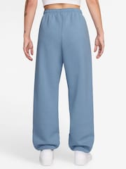 Nike Work Blue Studio Fleece Oversized Cuffed Joggers - Image 2 of 3