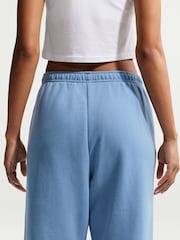 Nike Work Blue Studio Fleece Oversized Cuffed Joggers - Image 5 of 5