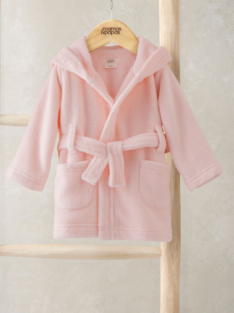 Mamas & Papas Pink Bunny Dressing Gown - Image 1 of 3