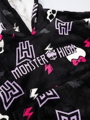 Vanilla Underground Black Monster High Skull & Lighting Bolt Blanket Hoodie - Image 7 of 8
