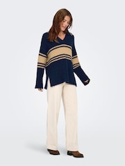ONLY V-Neck Collar Polo Knitted Jumper - Imagen 4 de 6
