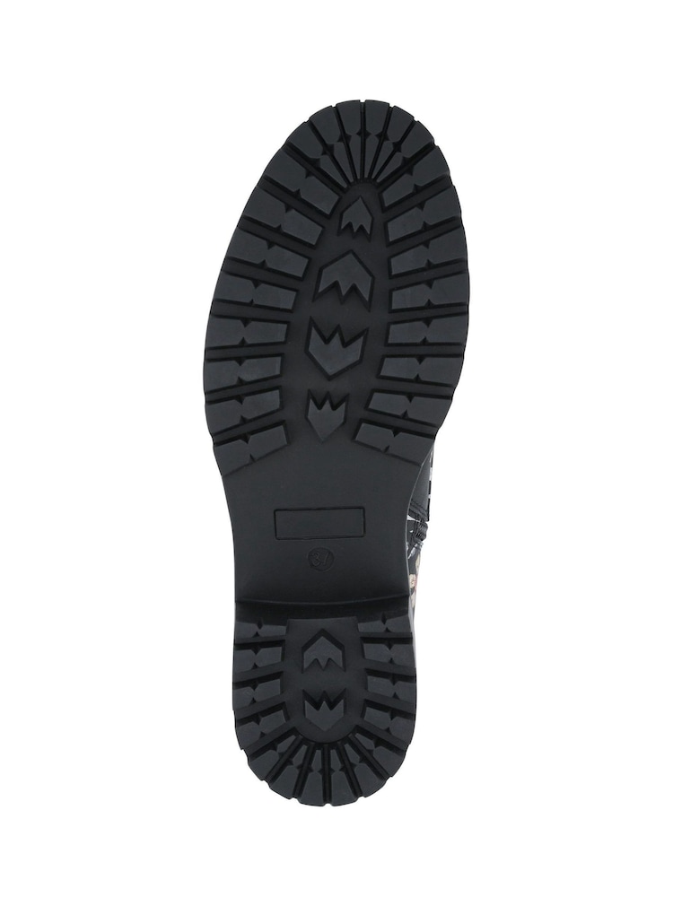 Preto - Pavers Wide Fit Lace-Up Ankle Boots - Imagem 5 de 5