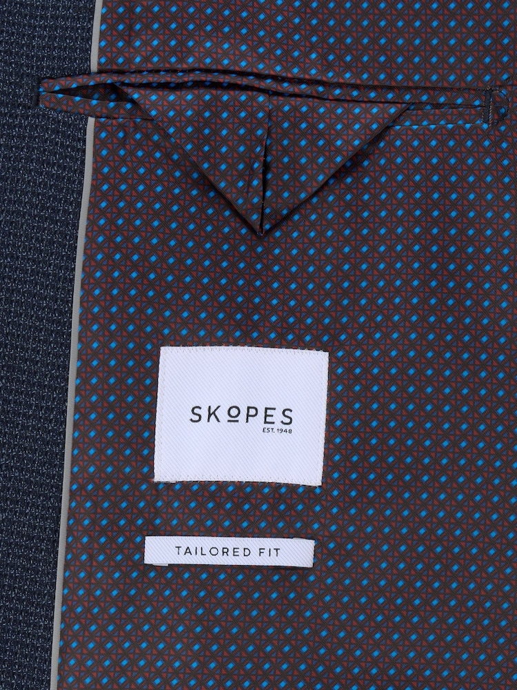 Skopes Blue Beckwith Tailored Fit Jacket - Image 7 of 7 Skopes Blue Beckwith Tailored Fit Jacket - Image 7 of 7
