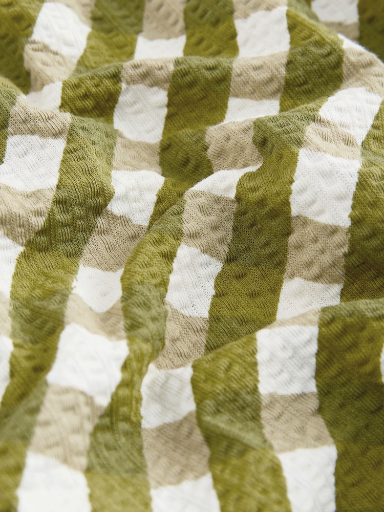 Green GIngham Sleeveless Bandana Cami Top - Image 2 of 3