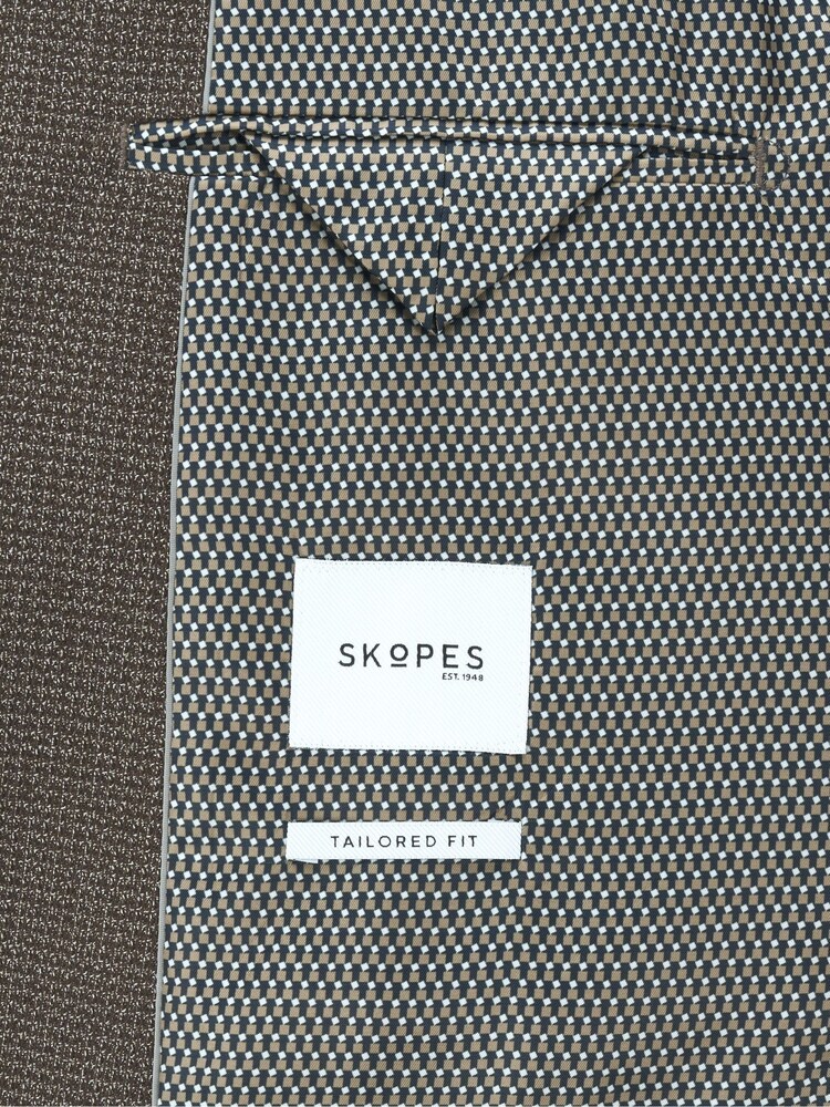 Skopes Brown Beckwith Tailored Fit Jacket - Image 8 of 8