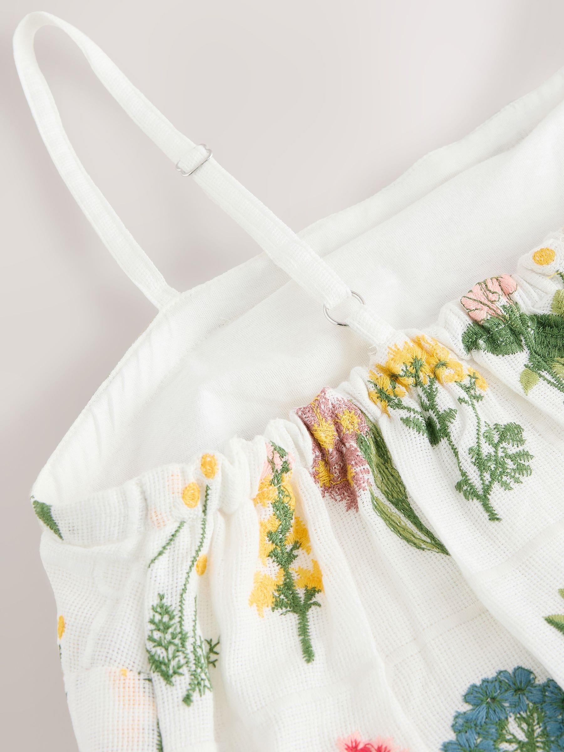 Buy Ecru Floral Cami Top from Next USA