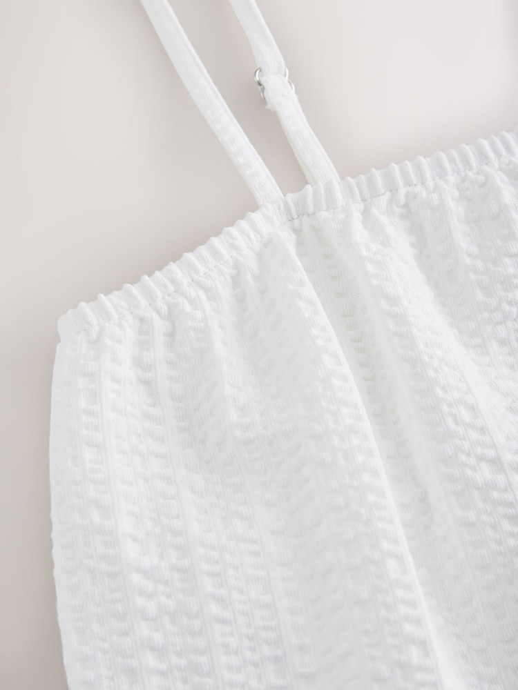 White Sleeveless Bandana Cami Top - Image 7 of 7