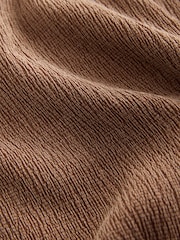 Brown Textured Maxi Skirt - Image 6 of 7