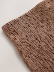 Brown Textured Maxi Skirt - Image 7 of 7