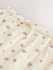 クリーム 小花柄プリント - Mini Skort - 画像 9 / 9