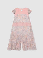 Reiss Natasha Floral-Print Pleated Jumpsuit - Image 3 of 3