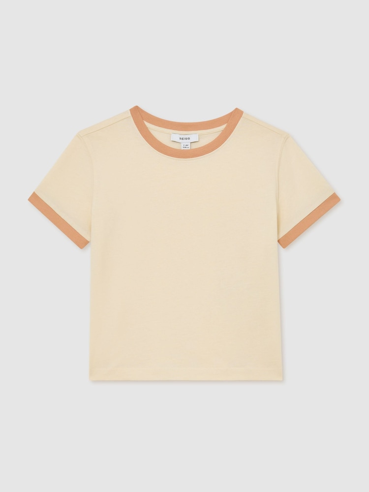 乳白色 - Reiss Belle Cotton Crew Neck T-Shirt - 圖片 1/3 乳白色 - Reiss Belle Cotton Crew Neck T-Shirt - 圖片 1/3