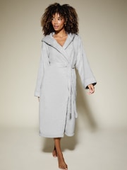 KBX Grey Rosa Fluffy Robe - Image 1 of 8