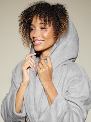 KBX Grey Rosa Fluffy Robe - Image 4 of 8