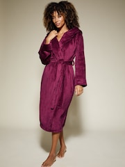 KBX Red Rosa Fluffy Robe - Image 1 of 8