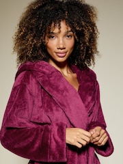 KBX Red Rosa Fluffy Robe - Image 3 of 8