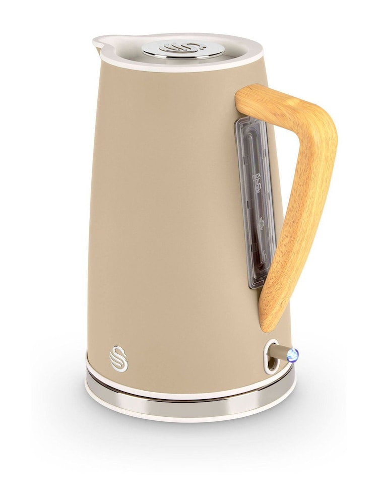 Swan Oatmeal Nordic Cordless 1.7L Jug Kettle - Image 1 of 8