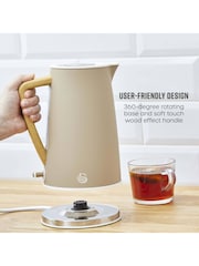 Swan Oatmeal Nordic Cordless 1.7L Jug Kettle - Image 4 of 8