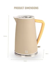 Swan Oatmeal Nordic Cordless 1.7L Jug Kettle - Image 7 of 8
