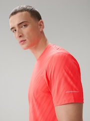 コーラルオレンジ - アクティブ ジャカード Tシャツ - 画像 4 / 9