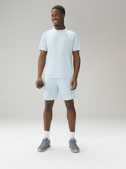 Blue Short Sleeve T-Shirt Active Training Top - Image 4 of 4