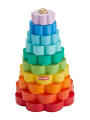 Mattel Games Fisher Price Wooden Ring Stacker - Image 1 of 2