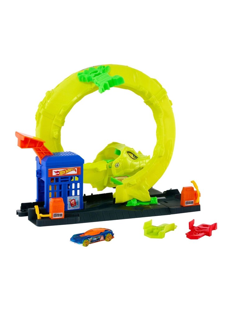 Mattel Games Hot Wheels City Snake Attack Gas Station Playset - Image 2 of 8 Mattel Games Hot Wheels City Snake Attack Gas Station Playset - Image 2 of 8